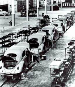 Linha de montagem VW