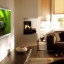 Sala de estar com TV LED